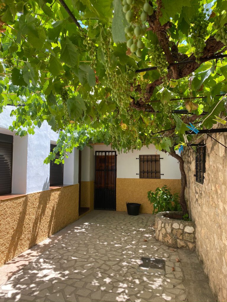 Patio compartido Casas Rurales Diego Paleta