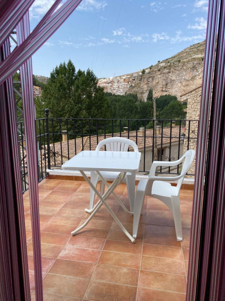 Terraza Casa Rural 10 Alcalá del Júcar